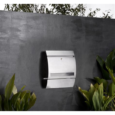 stainless steel wall mounted letterbox